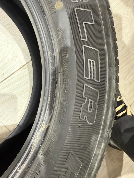 Продаю комплект шин  Bridgestone Dueler H/T 265/60 R18
