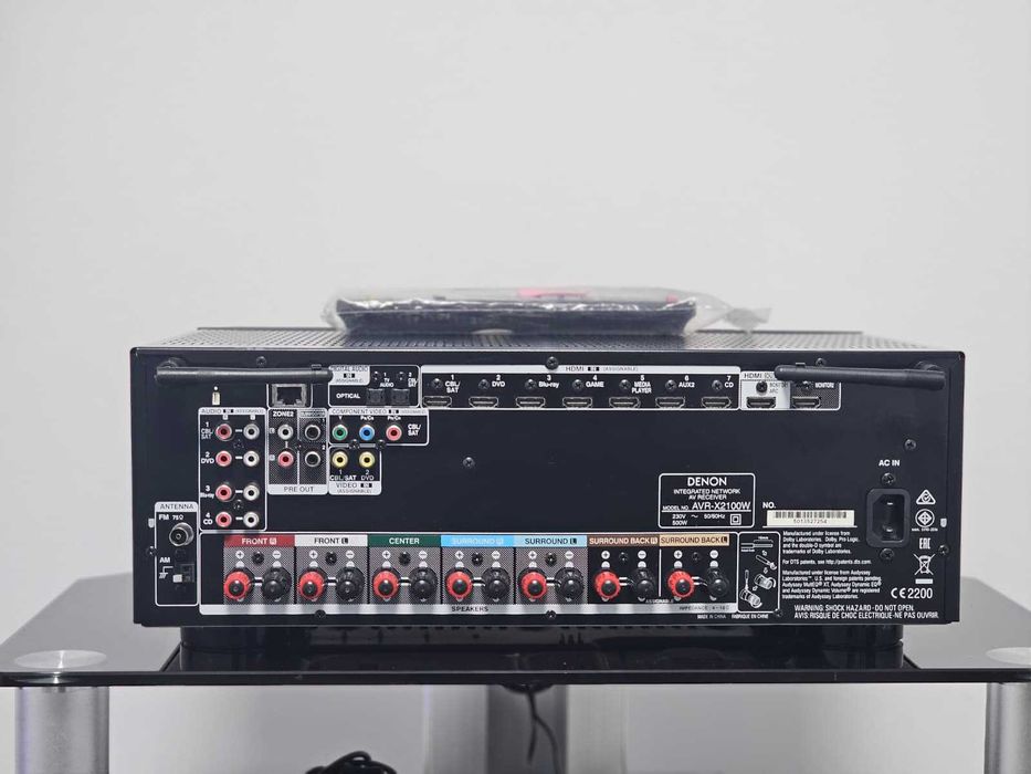 Receiver 7.2 Denon AVR-X2100W Bluetooth/4K