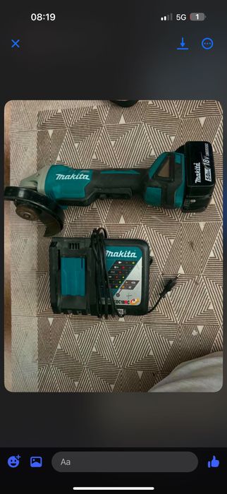 Makita 18V LXT акумулаторен флекс + 5Ah батерия + зарядно