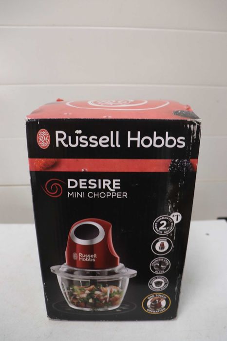 Russell Hobbs Мини електрически блендер/чопър Desire Red 500 мл
