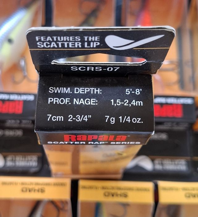 Воблери Rapala SCATTER Rap