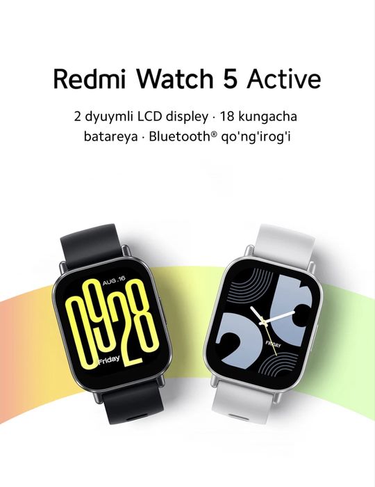 redmi watch 5 active Global (optom) в наличии
