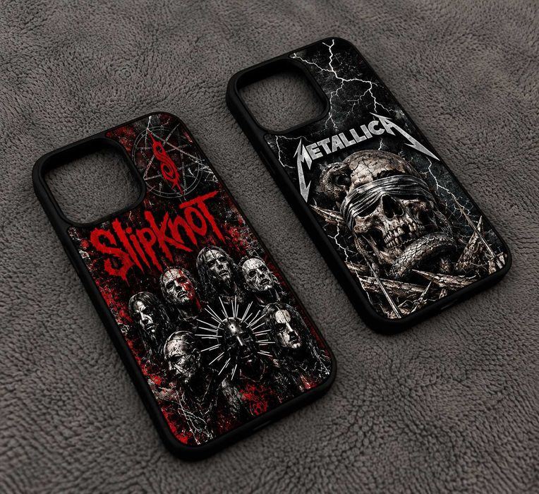 Премиум кейсове за Айфон с вашата любима рок/метъл група iPhone 14/15/16/17 pro, pro max / възможна персонализация / супер подарък