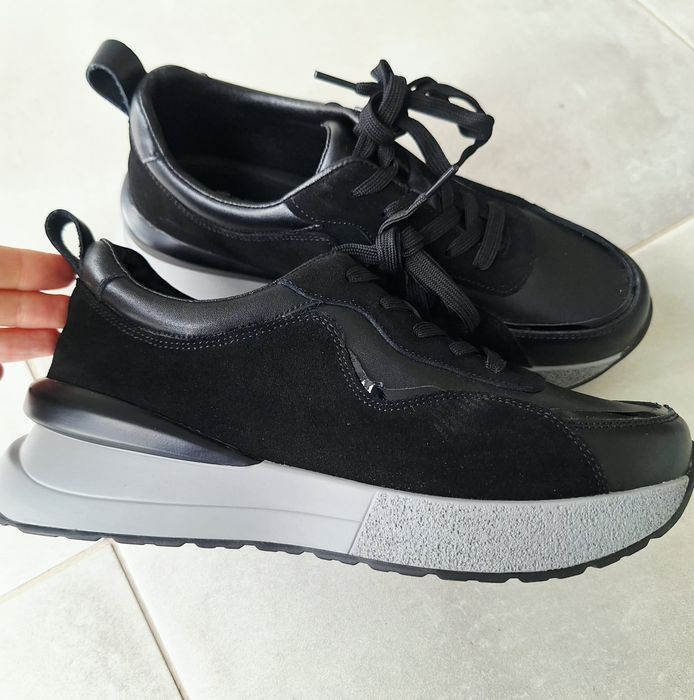 Нови естествена кожа маратонки