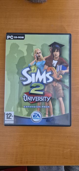 2 CD-uri pt PC, SIMS 2 University expansion pack