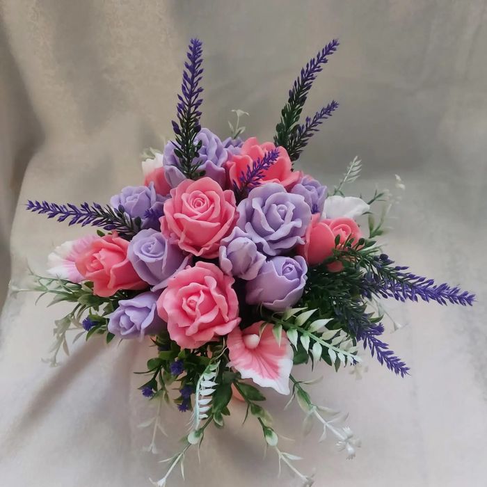 Цветы мыло сувениры.