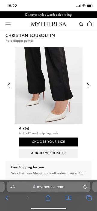 Christian Louboutin So Kate pantofi originali noi