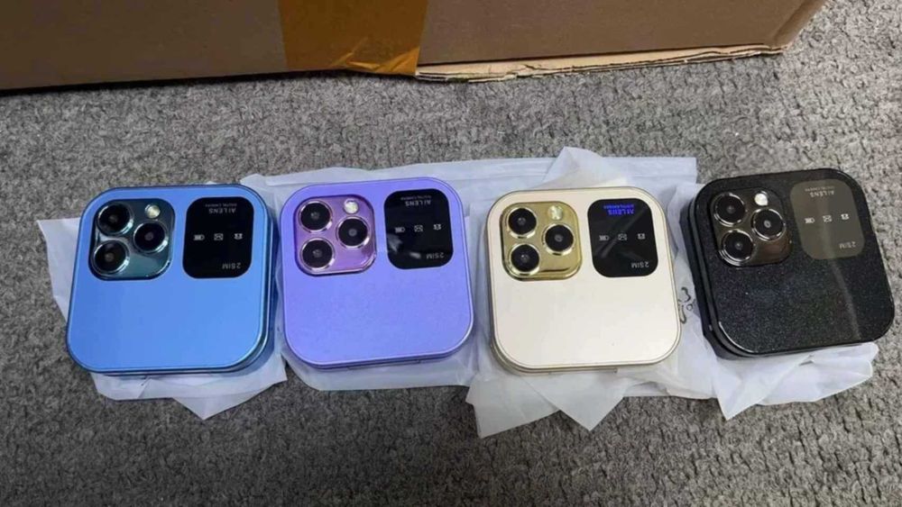 Сгъваем мобилен телефон i16 Pro–2 SIM,камера,фенерче, FM радио-Цветове