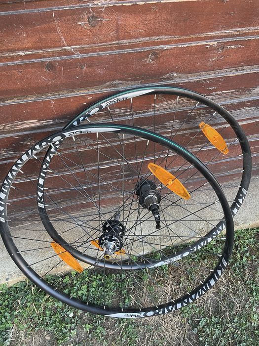 Set roata fata spate 29 noi aluminiu