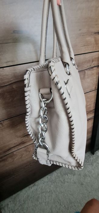 Geanta piele naturala Michael Kors Whipped Hamilton EW