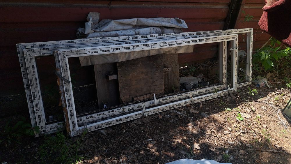 Пластик терезе 2-шт