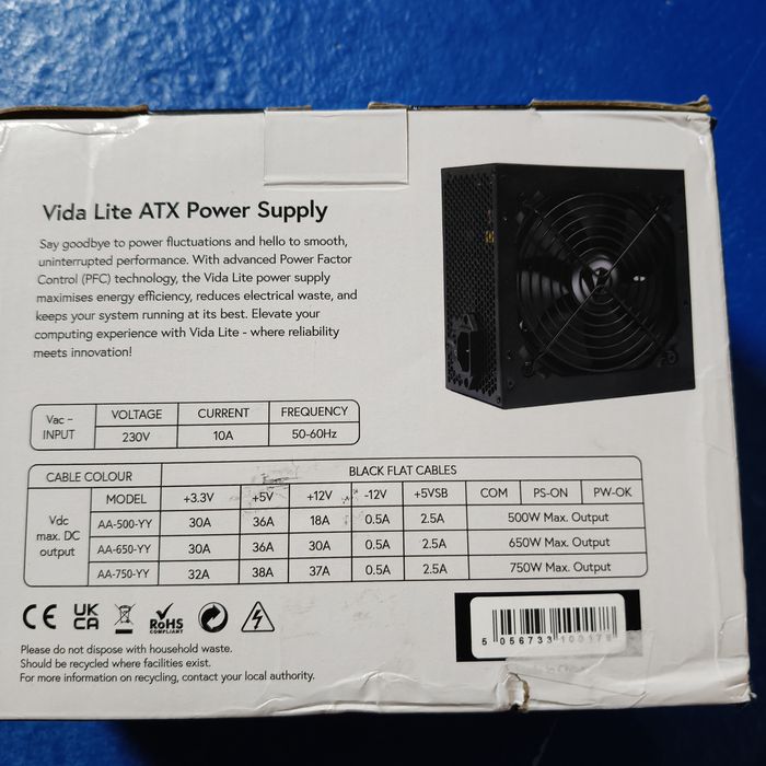 Sursa 500w vida atx