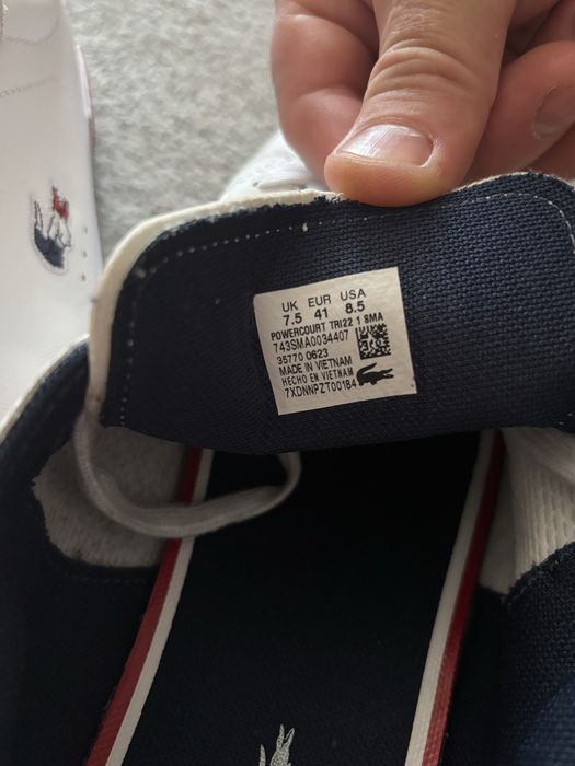 Pantofi Lacoste nr ,  41 , nou , de piele