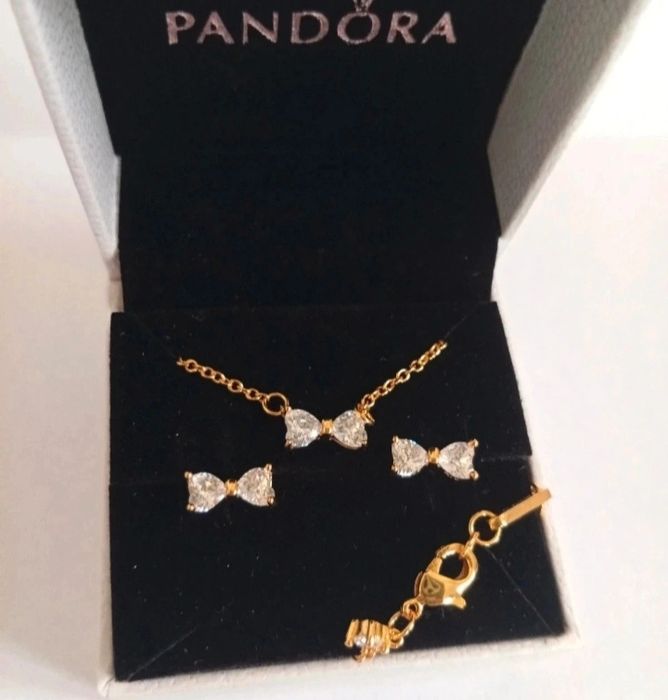 Set Pandora Moments Fundiță Silver Gold Ale Met