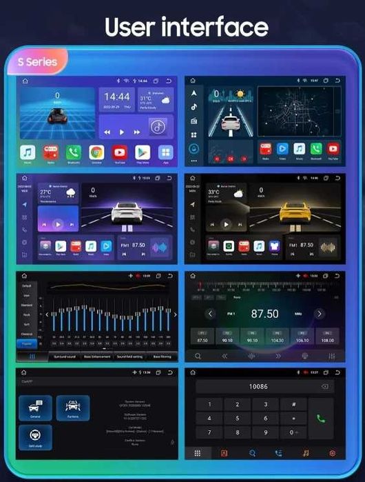 Мултимедия 9″ Volkswagen Android 15 4GB RAM 64GB, ROM, Размер: 9 инча