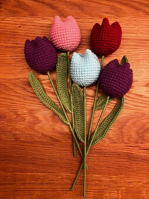 Lalele crosetate handmade