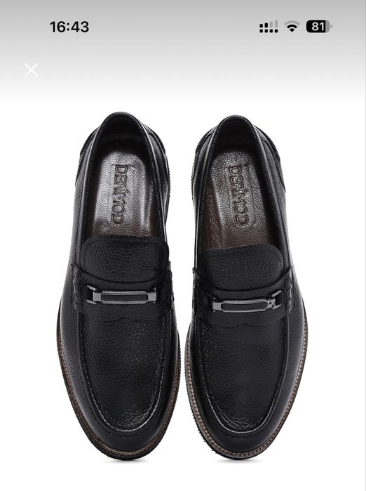 Кожанные лоферы