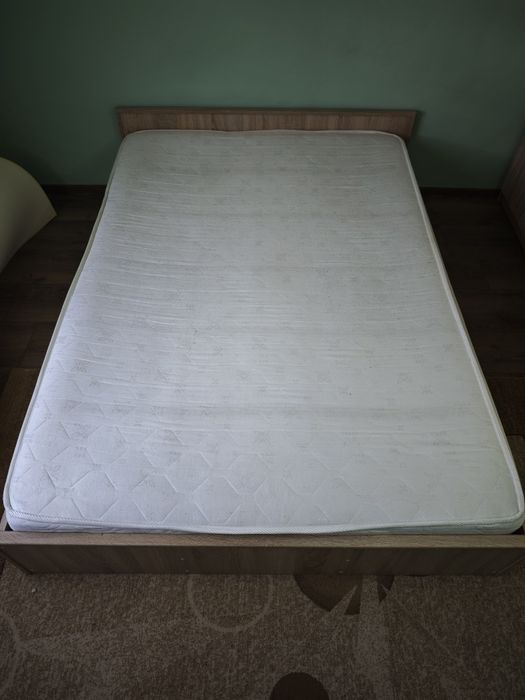 Cadru pat 140x200cm aspect stejar sonoma