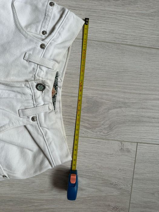 Blugi albi cu talie inalta The Falmer Les Classiques