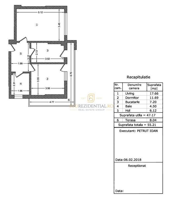 Apartament decomandat cu 2 camere de vanzare – zona Grand Arena Mall