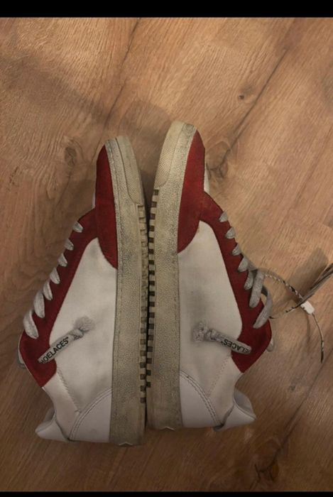 Sneakers Off White 5.0 low, vintage red/white, masura 41, barbati