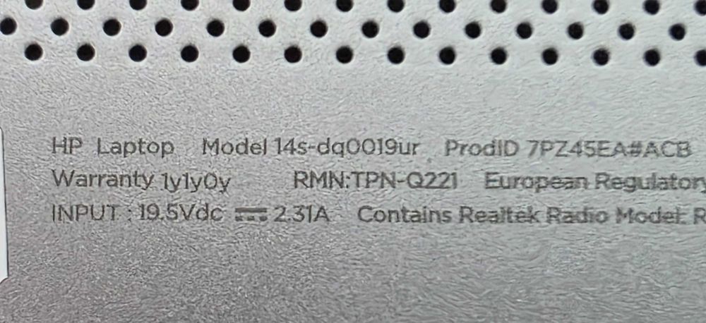Ноутбук HP Laptop 14s