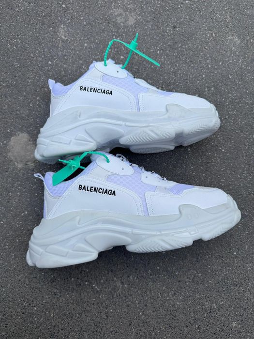 Adidasi Balenciaga Triple s **full alb*