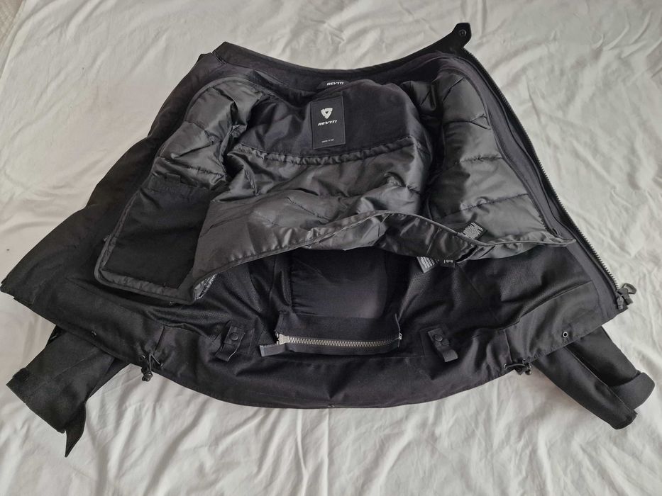 Geaca moto REV'IT Apex H2O Ladies cu protectie pentru spate nivel 2