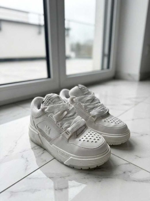 Adidasi AMIRI MA 1 Low - Full Alb - Full Box - PREMIUM