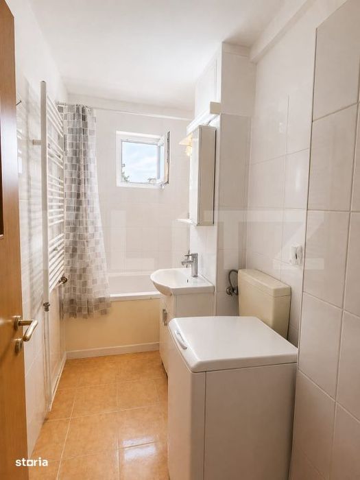 Apartament 2 camere decomandat, 57 mp + balcon, mobilat si utilat