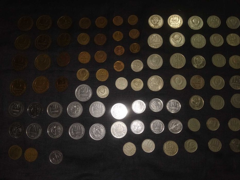 Монеты советские и зарубежные для коллекции ОПТОМ