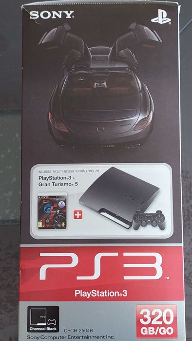 PlayStation 3 + два DualShock 3 и две игри