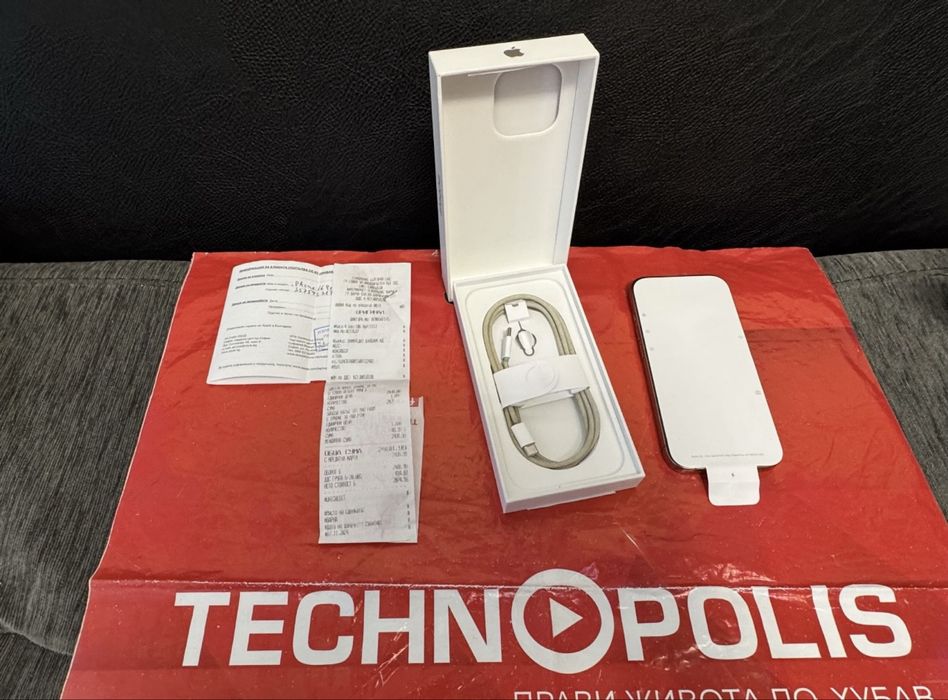 КАТО НОВ 128GB iPhone 16 Pro 5G Technopolis Гаранция до 2026г. Desert