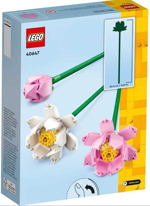 Конструктор Lego ЛЕГО Iconic 40524 Слънчогледи Лотоси 40647