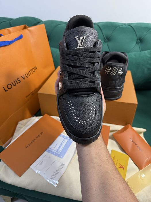 Adidasi Louis Vuitton Trainer piele naturala Full Box colectie noua