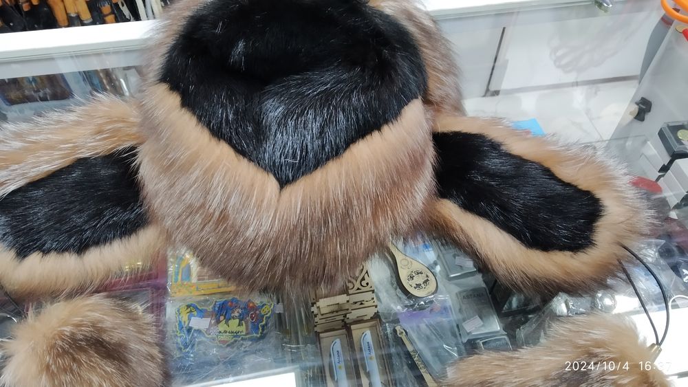 Лёгкая и теплая меховая шапка!