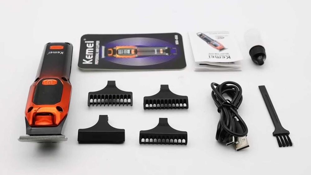 ТОП Машинка-тример за бръснене и подстригване от Kemei с 2 скорости