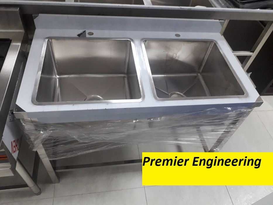 Мойка 2х секционная Нержавейка