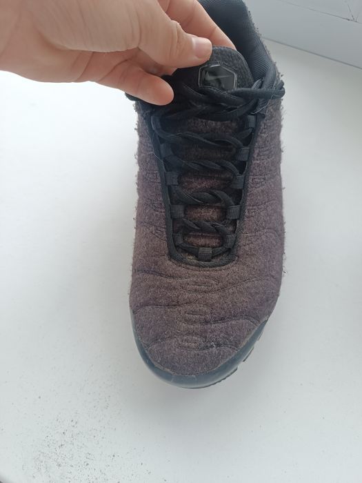 Рарные nike air max plus quilted black trainers