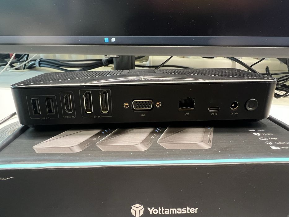 Докинг станция HDMI, USB3.1, display port