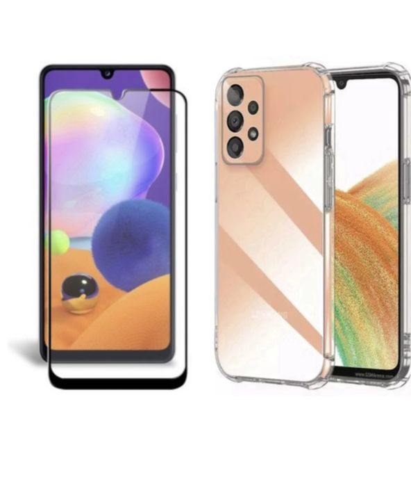 Husa Anti Soc si Folie Sticla Privacy Samsung A33/A53/A54/A55/A56/A36