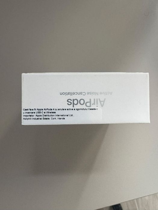 Casti Apple AirPods 4, Active Noise Cancellation, sigilate, originale