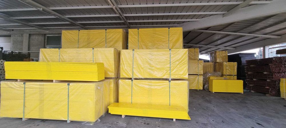 Cofraje galbene, placa galbena