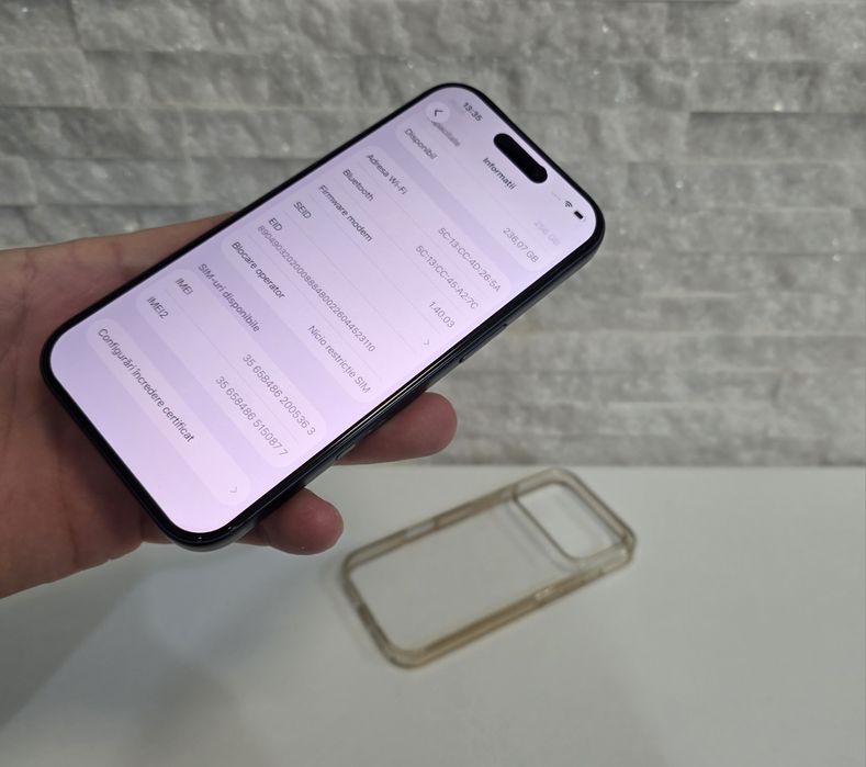 iPhone 17 Pro 256GB. Baterie 100%