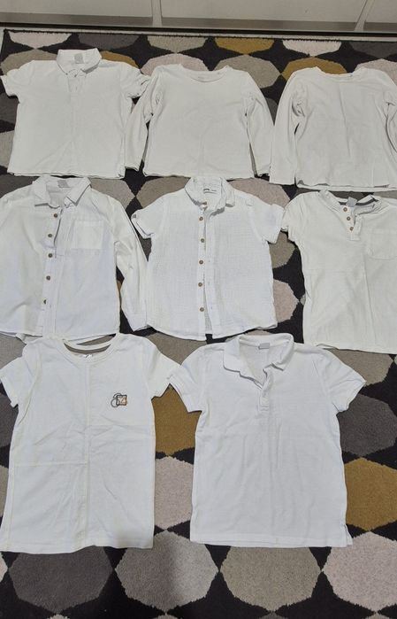 Bluze, tricouri si camasi albe pentru scoala