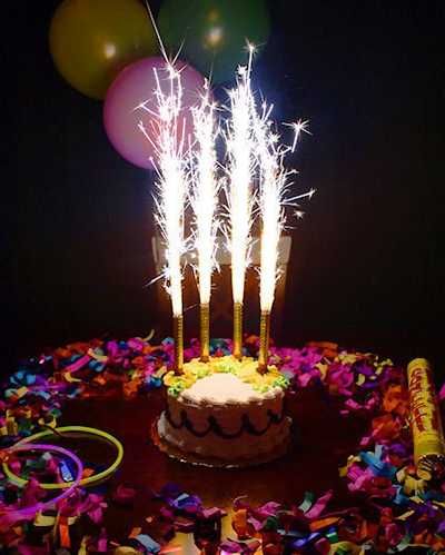 50 seturi de artificii de tort 25 cm 90 secunde Calitate