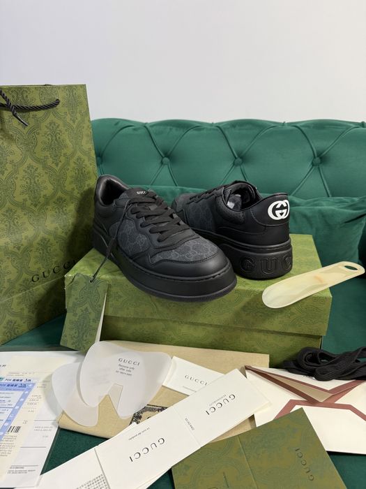 Adidasi Gucci GG piele naturala Full Box colectie noua