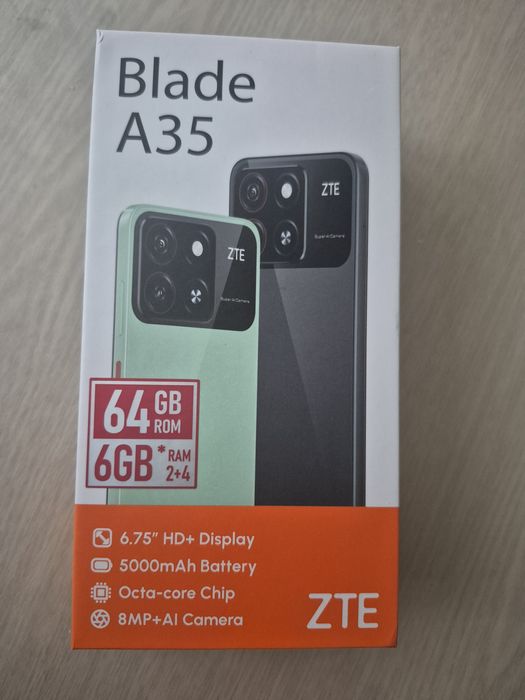 Vând telefon Nou ZTE  Blade A 35