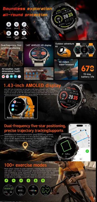 Смарт-часы FT66 48мм чёрный