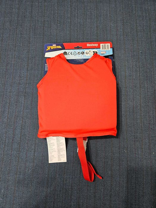 Детска жилетка за плуване, дунапрен, Spiderman 1-3 г./11-19 кг, НОВА